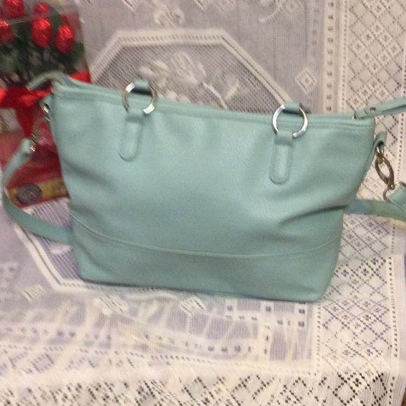 Bueno Pale green handbag Crossbody bag. - Picture 2 of 5